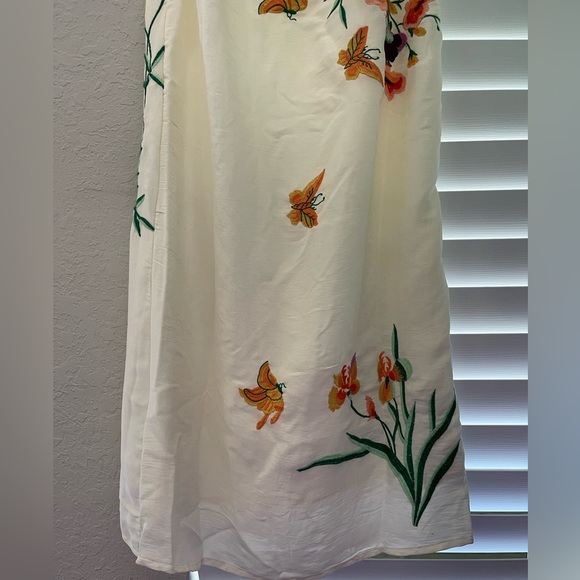 NWT UO Phoenix Embroidered MIDI Dress XS - Picture 7 of 15